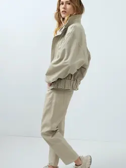 WOVEN OVERSIZE JACKET