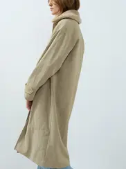 FAUX NUBUCK COAT