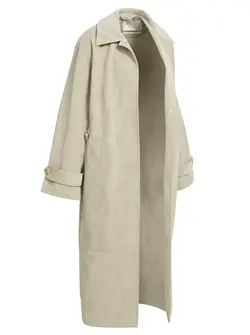 FAUX NUBUCK COAT