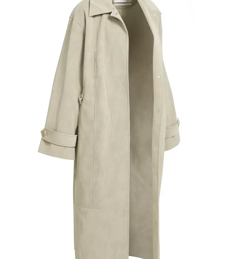 FAUX NUBUCK COAT