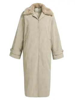 FAUX NUBUCK COAT