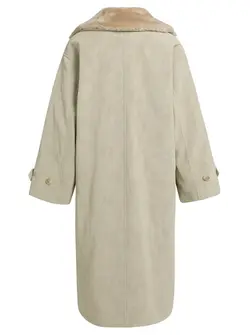 FAUX NUBUCK COAT