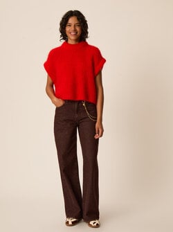 VESTE EN TRICOT ALIZE