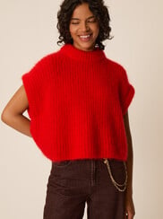VESTE EN TRICOT ALIZE