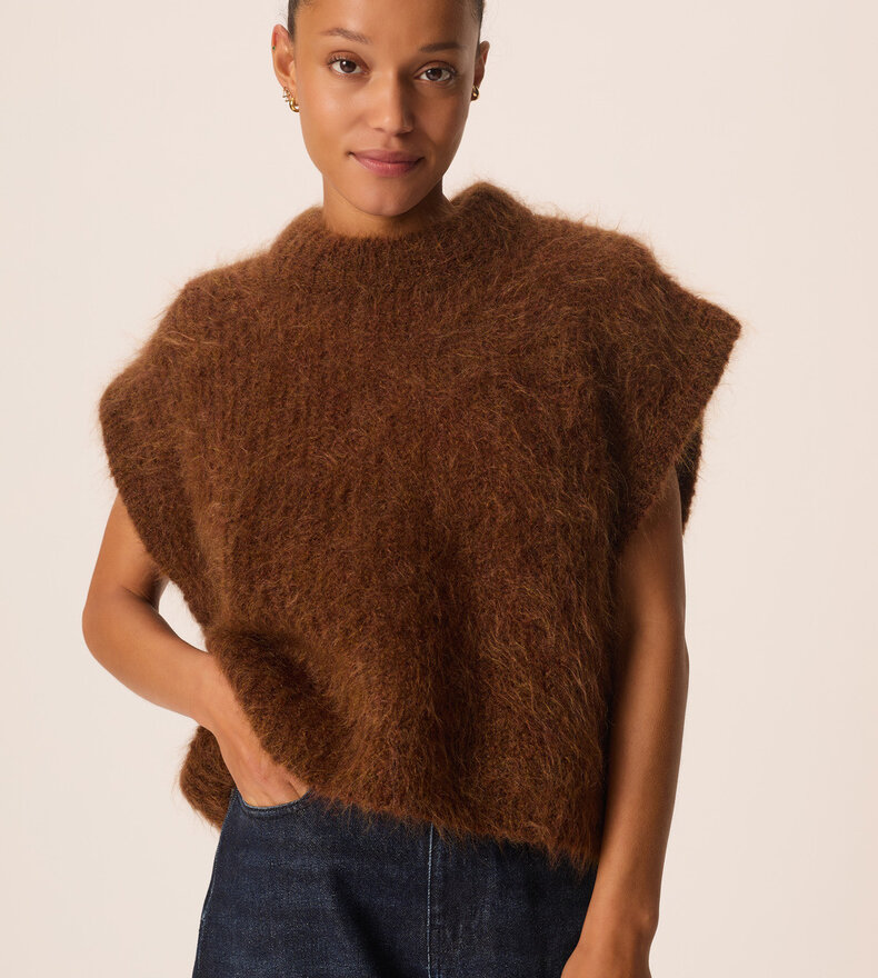 VESTE EN TRICOT ALIZE