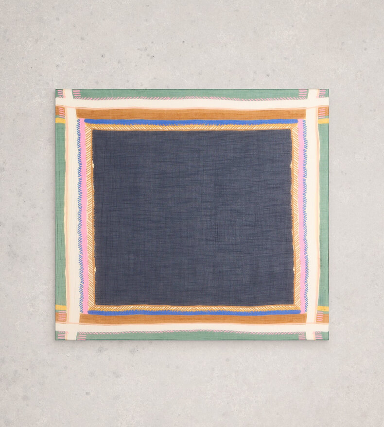 EMILY SQUARE PRINTED SCARF