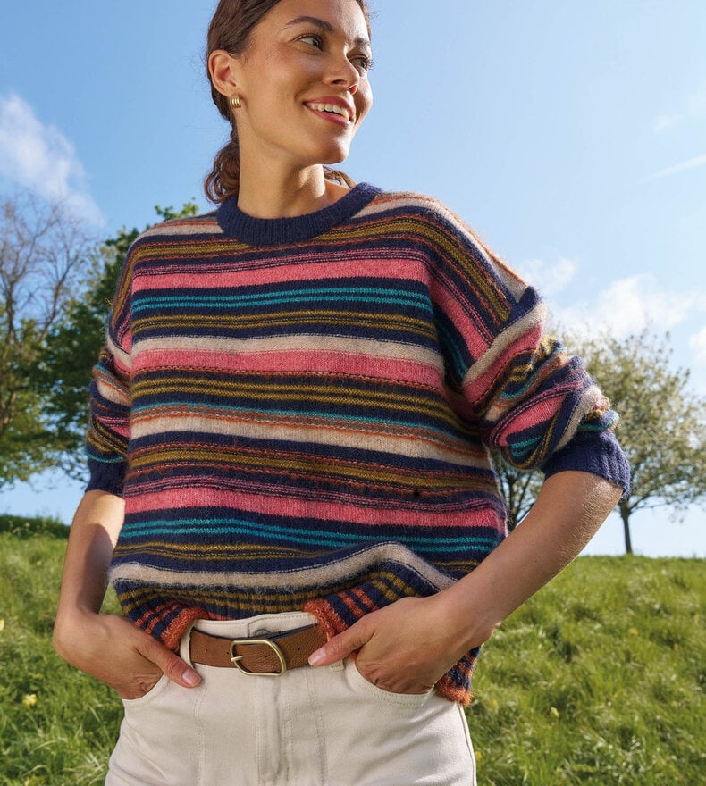 FLORENCE STRIPE SWEATER
