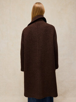MANTEAU LAINE BOUCLÉE KELSEY