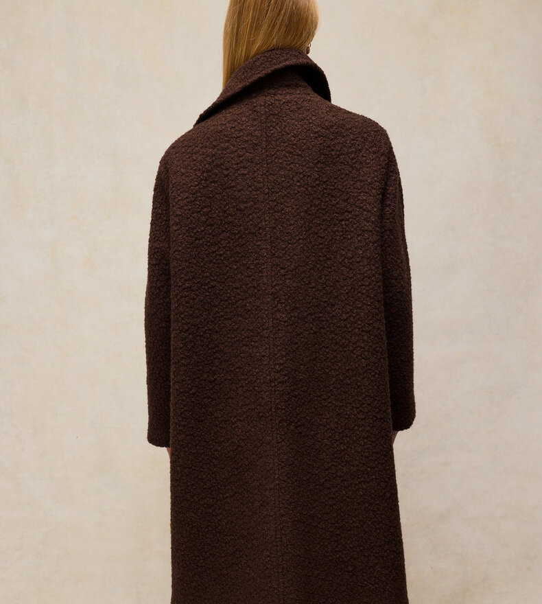 MANTEAU LAINE BOUCLÉE KELSEY