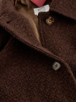 MANTEAU LAINE BOUCLÉE KELSEY