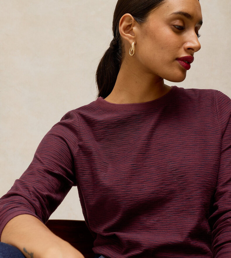 T-SHIRT TEXTURÉ CLARA