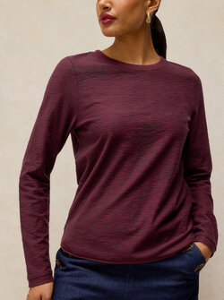 CLARA LS TEXTURE TEE