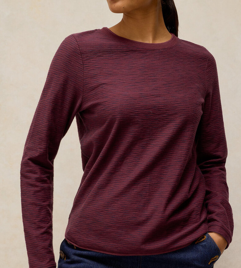 CLARA LS TEXTURE TEE