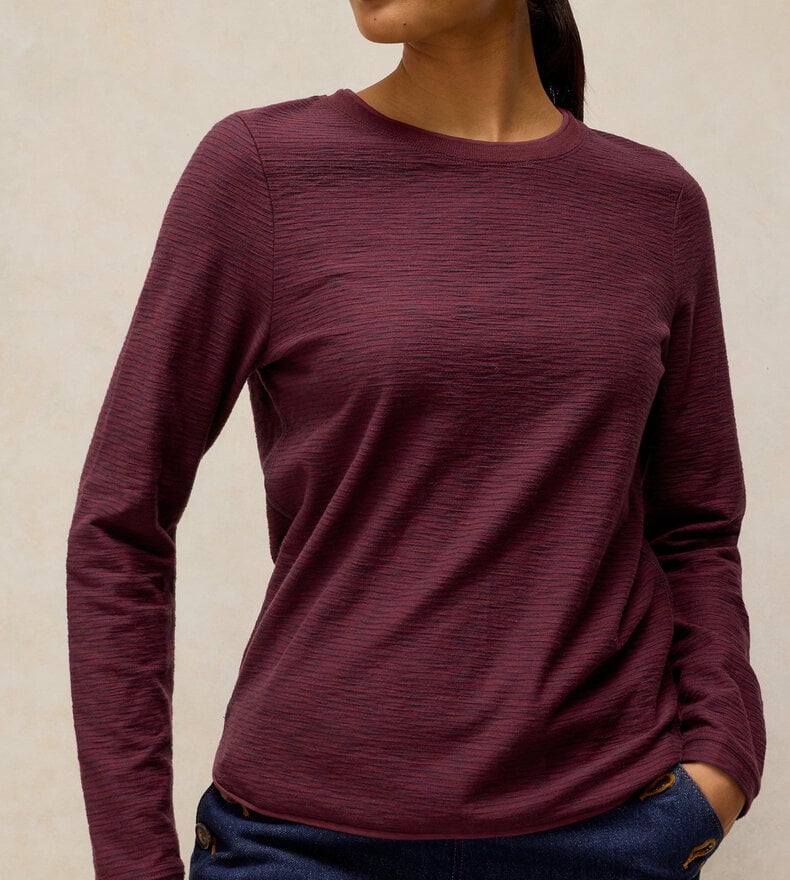 T-SHIRT TEXTURÉ CLARA