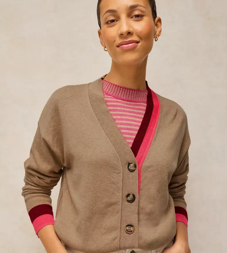 KATIE V NECK CARDIGAN