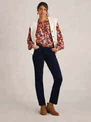 BROOKE CORD STRAIGHT PANTS