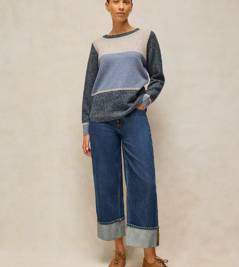TALIA NEP BLOCK SWEATER