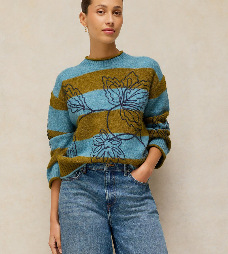 PULL RAYÉ EMMA