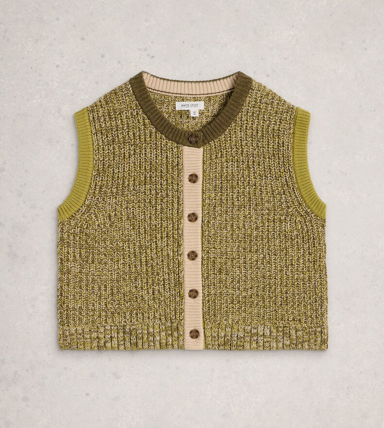 TWIST KNITTED VEST