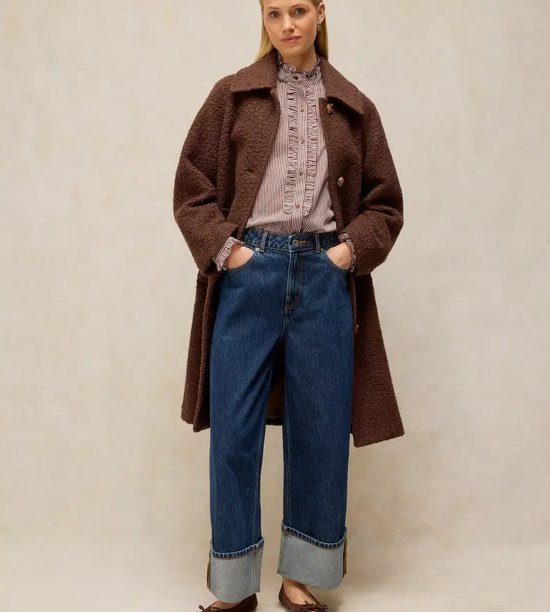 FRILL NECK SHIRT