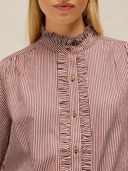 CHEMISE À VOLANTS