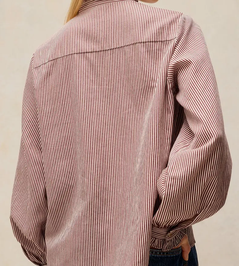 FRILL NECK SHIRT