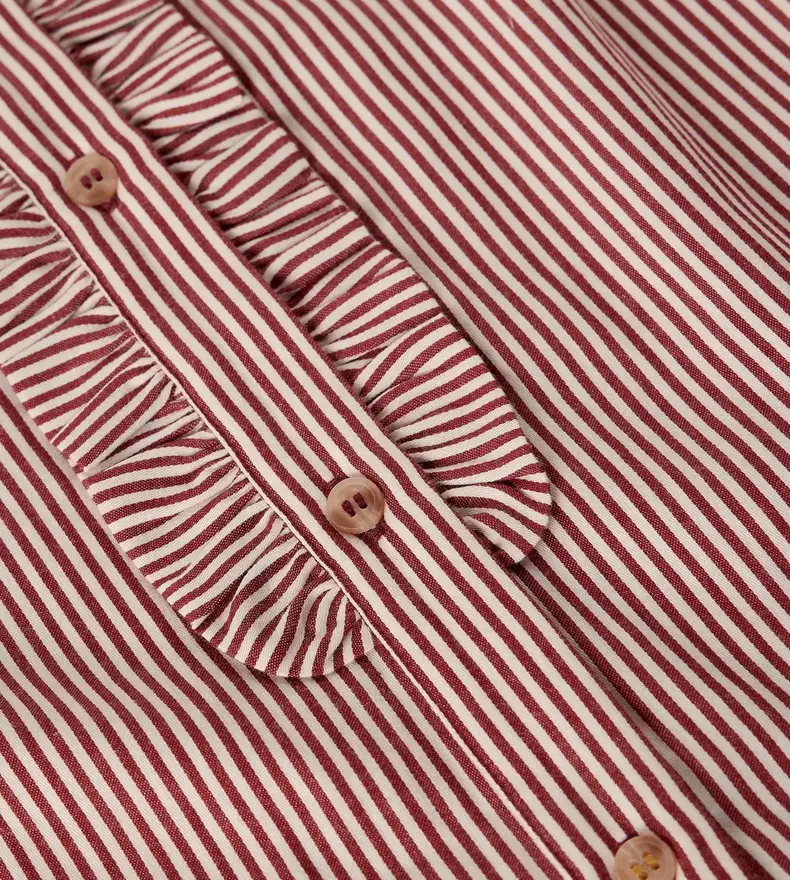 CHEMISE À VOLANTS