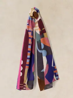 MIA MIDWEIGHT PRINTED SCARF
