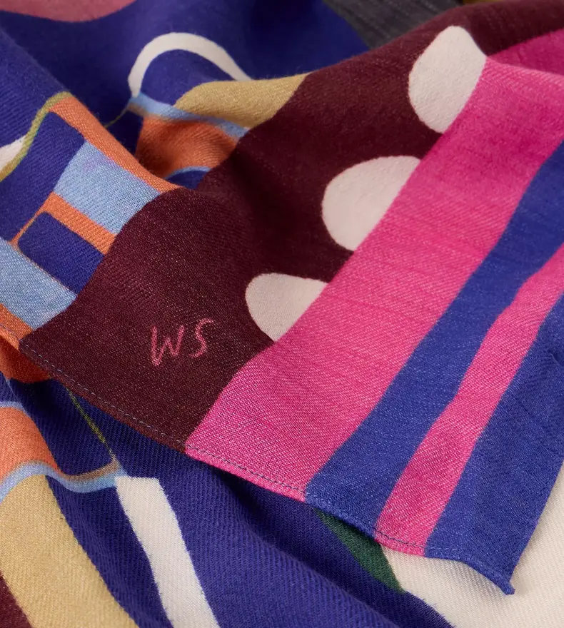 MIA MIDWEIGHT PRINTED SCARF