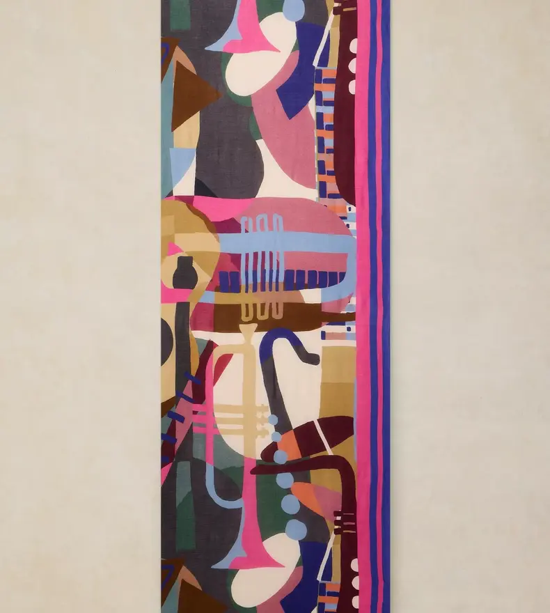 MIA MIDWEIGHT PRINTED SCARF