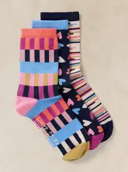 TRIO CHAUSSETTES CŒURS