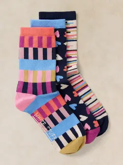 TRIO CHAUSSETTES CŒURS