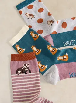 TRIO CHAUSSETTES ANIMAUX