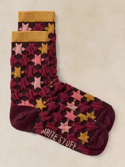 STAR TEXTURE ANKLE SOCK