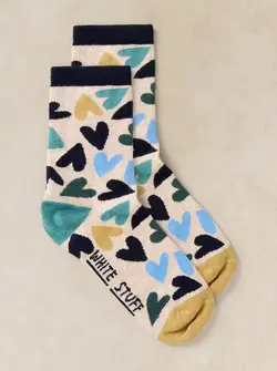 ALL OVER HEART ANKLE SOCK