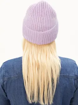 MOHAIR BLEND KNIT HAT