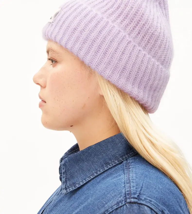TUQUE EN MOHAIR MÉLANGÉ