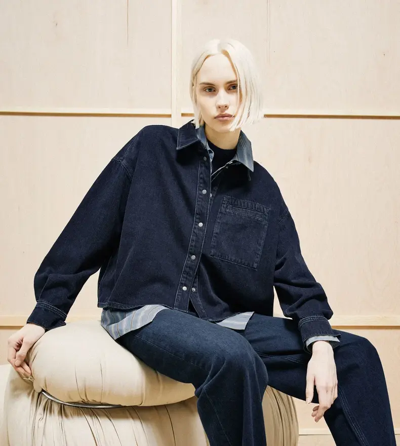 CHEMISIER EN DENIM NALAANI