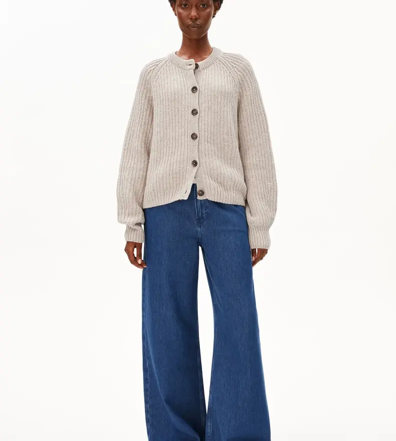RIB KNIT CARDIGAN