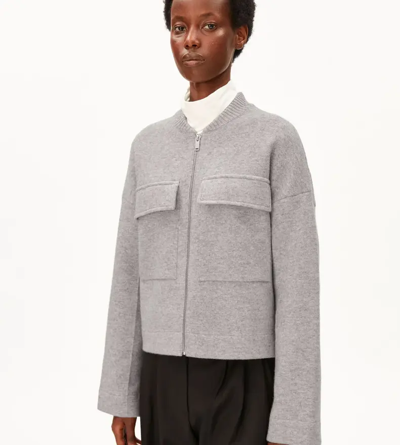 BOMBER KNIT JACKET