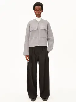 VESTE BOMBER EN MAILLE
