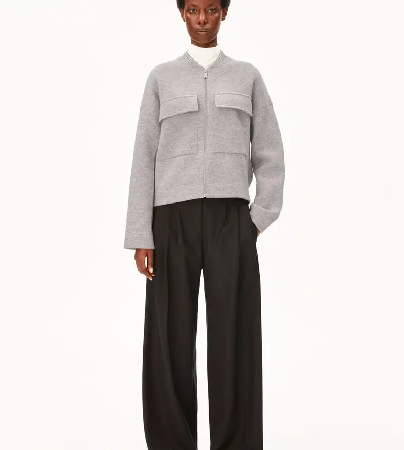 BOMBER KNIT JACKET