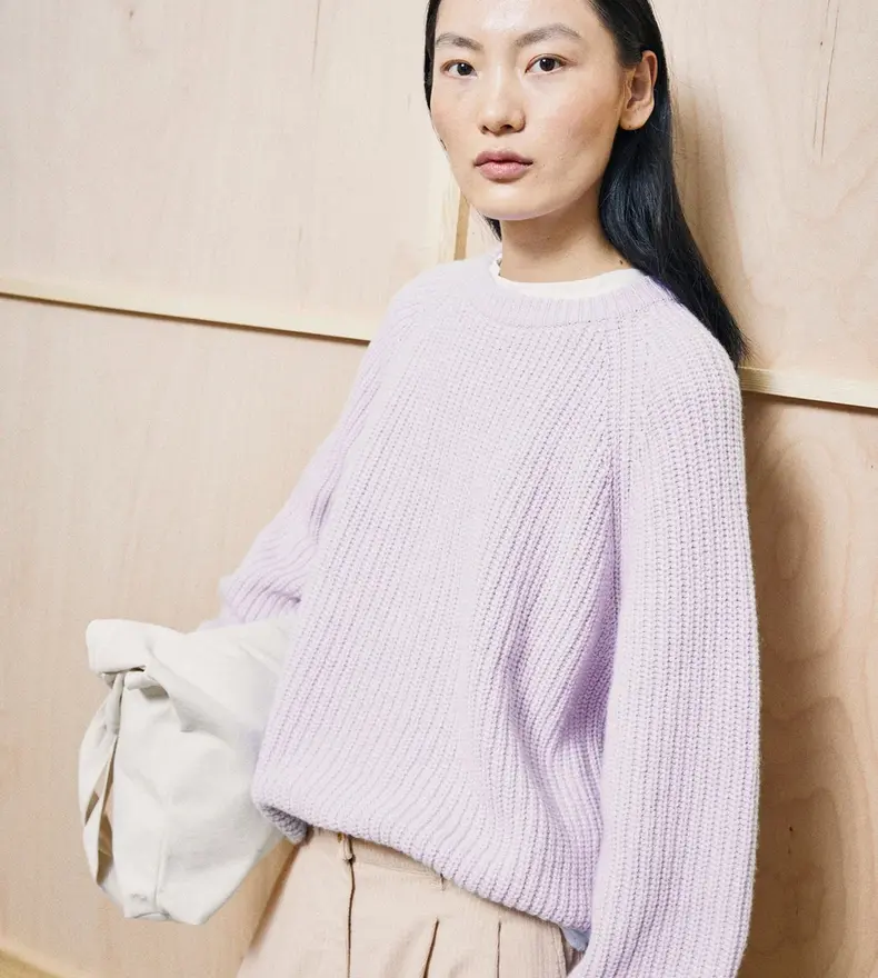 PULL EN MAILLE COULISSÉE