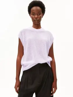MOHAIR BLEND KNIT VEST