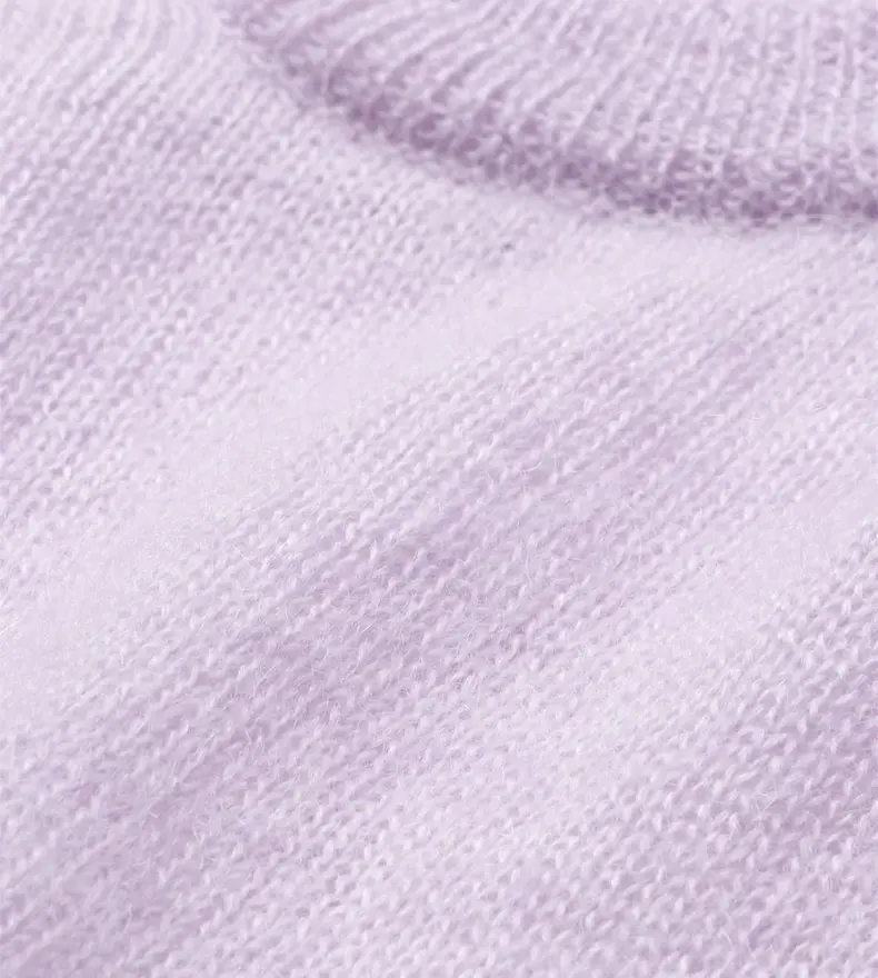 GILET EN MOHAIR MÉLANGÉ