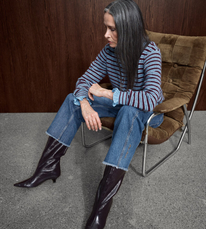 MMMILVI STRIPE CARDIGAN