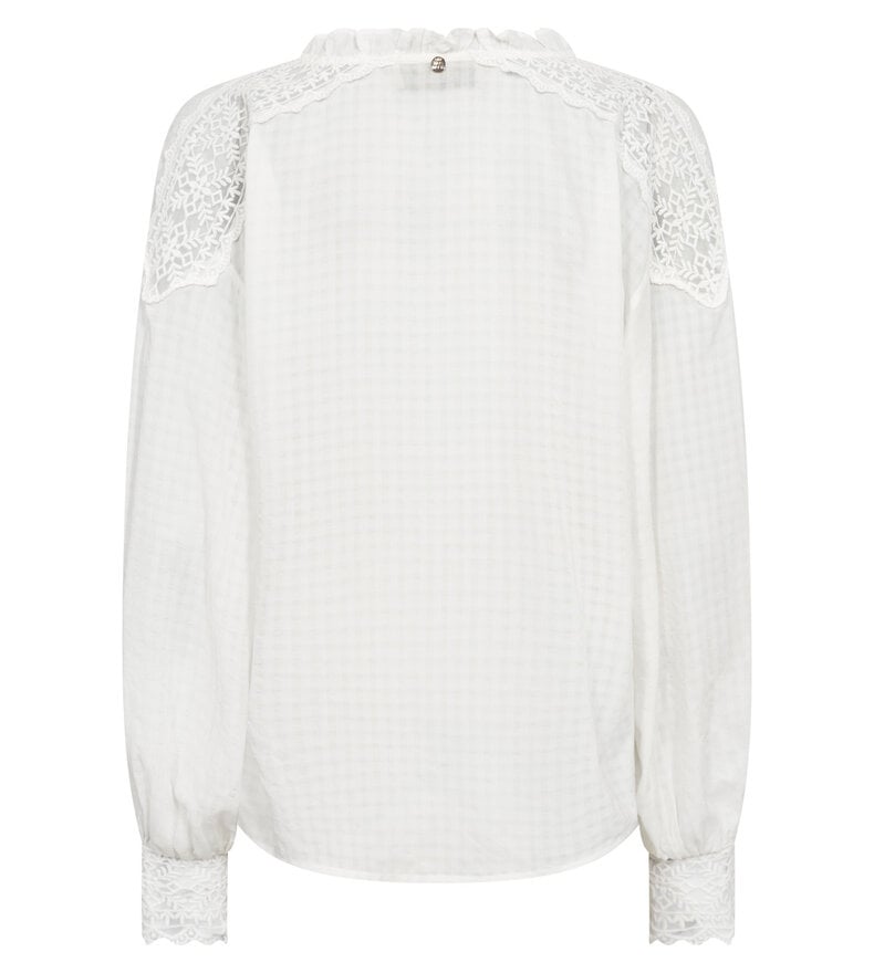 MMLEIZA GING LACE BLOUSE