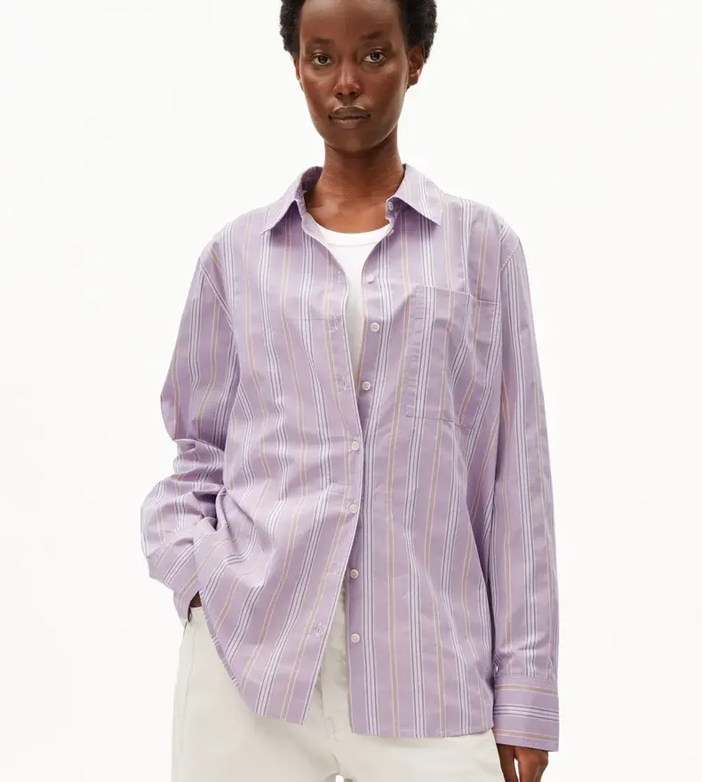 STRIPE LOOSE SHIRT BLOUSE