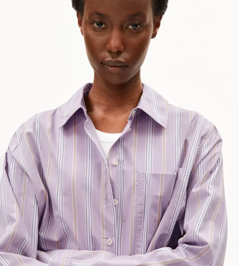 CHEMISE AMPLE À RAYURES