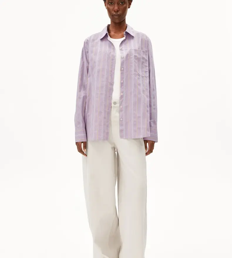 CHEMISE AMPLE À RAYURES